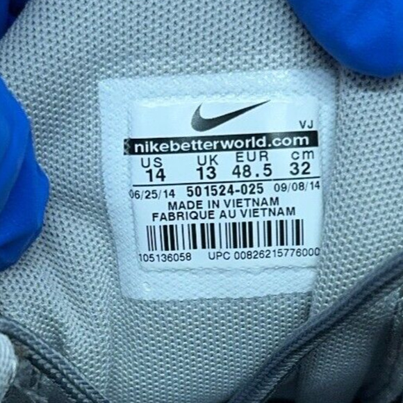 Nike Shox NZ EU Metallic Silver Black Cool Grey 501524-025 Mens Size 14 New 2015 main image 5